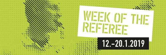 Mit der «Week of the Referee» ein Zeichen setzen Mit der «Week of the Referee» ein Zeichen setzen