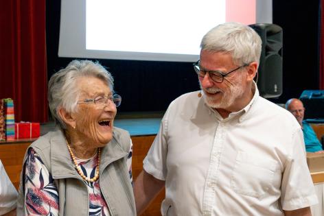 Da kann Ruth Glaser gut lachen: 75 Jahre Mitgliedschaft! Da kann Ruth Glaser gut lachen: 75 Jahre Mitgliedschaft!