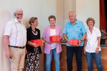 50 Jahre: Ursula Corti, Rosmarie Bai, Peter Haner